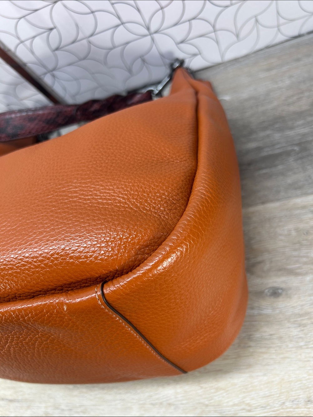 4068 Coach burnt orange Leather crossbody 268144068 - Picture 10 of 15